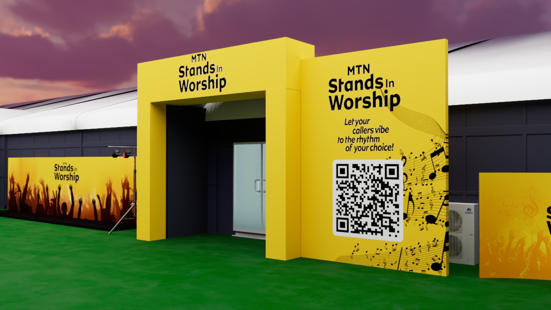 MTN Ghana — Stands in Worship Stage